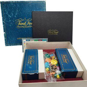 Vintage 1981 Trivial Pursuit Mastergame Genus Edition Board Game Horn Abbot Blue